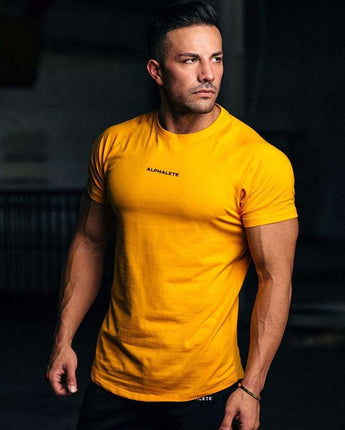 Men Fitted Gym T-Shirt - ZELOFIT